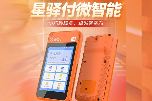 抱由镇国通微电签POS机